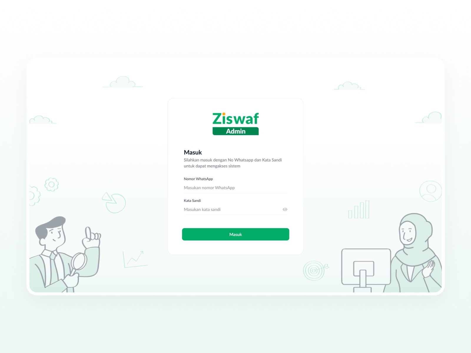 Ziswaf App interface